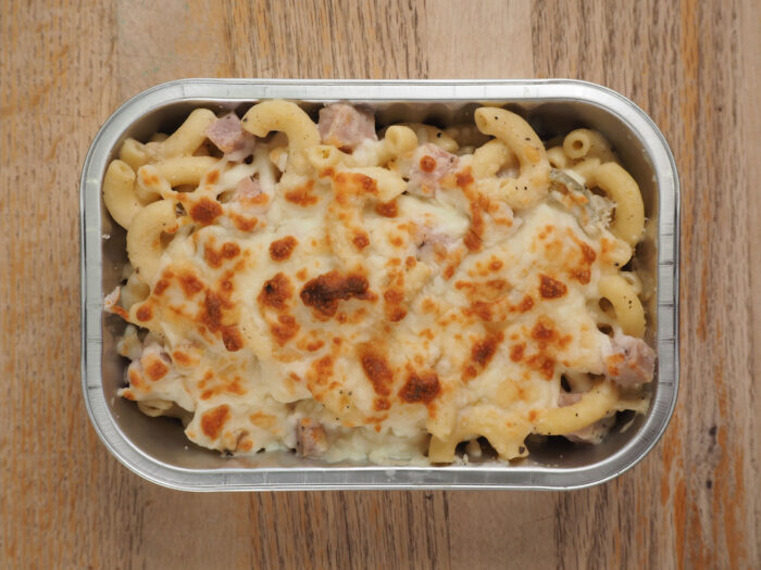 Gratin de macaroni au jambon