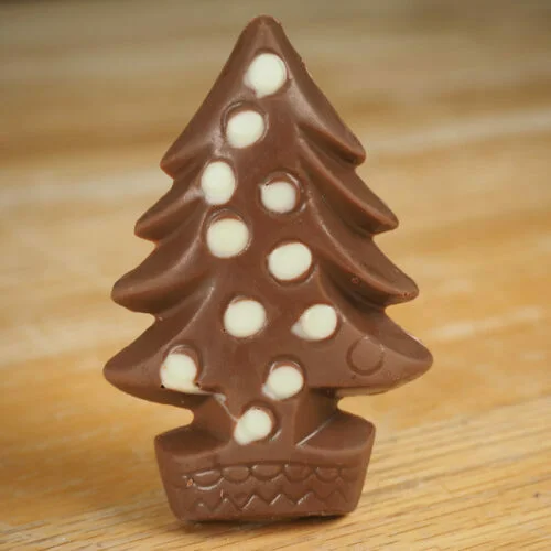 Sapin avec point - Chocolat au lait