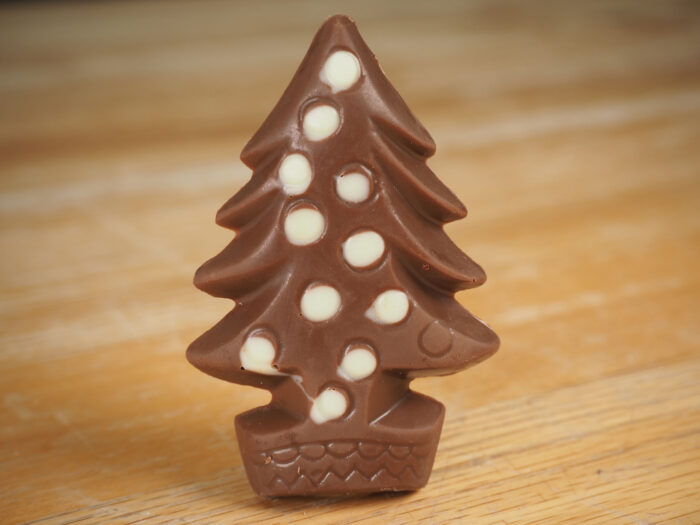 Sapin avec point - Chocolat au lait