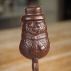 Suçon bonhomme de neige - Chocolat noir