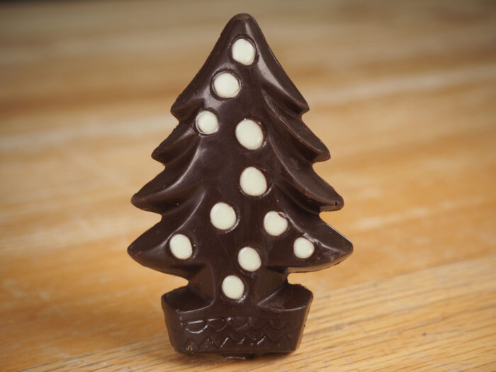 Sapin avec point - Chocolat noir