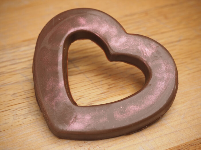 Chocolat en forme de coeur