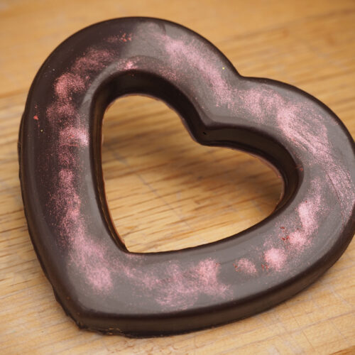 Chocolat en forme de coeur