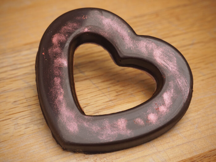 Chocolat en forme de coeur